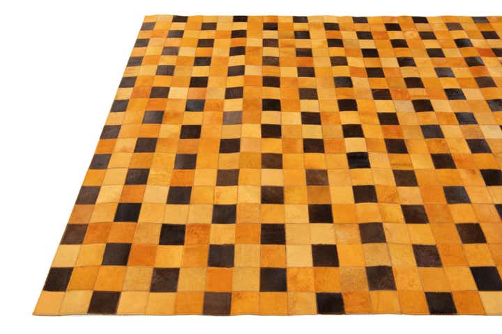 5' 2 x 8' Cowhide Stocks Rug