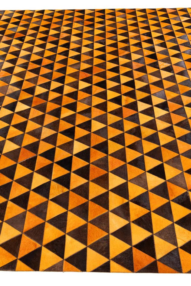 Detail image of 8' x 10' 2 Cowhide Stocks Rug