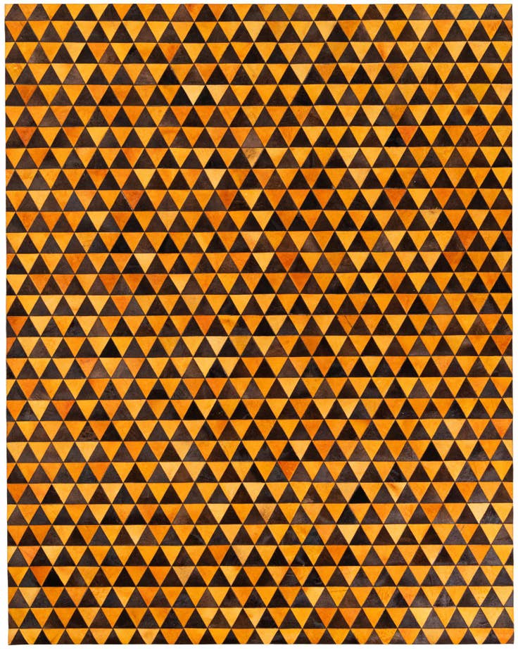 Detail image of 8' x 10' 2 Cowhide Stocks Rug