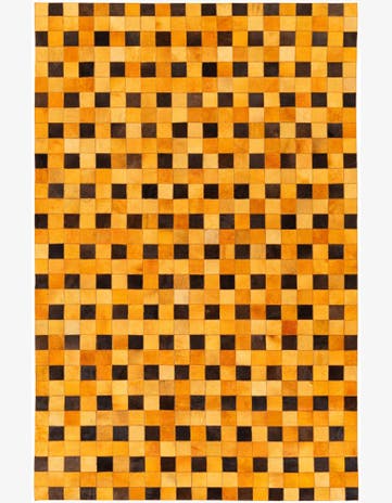 5' 2 x 8' Cowhide Stocks Rug