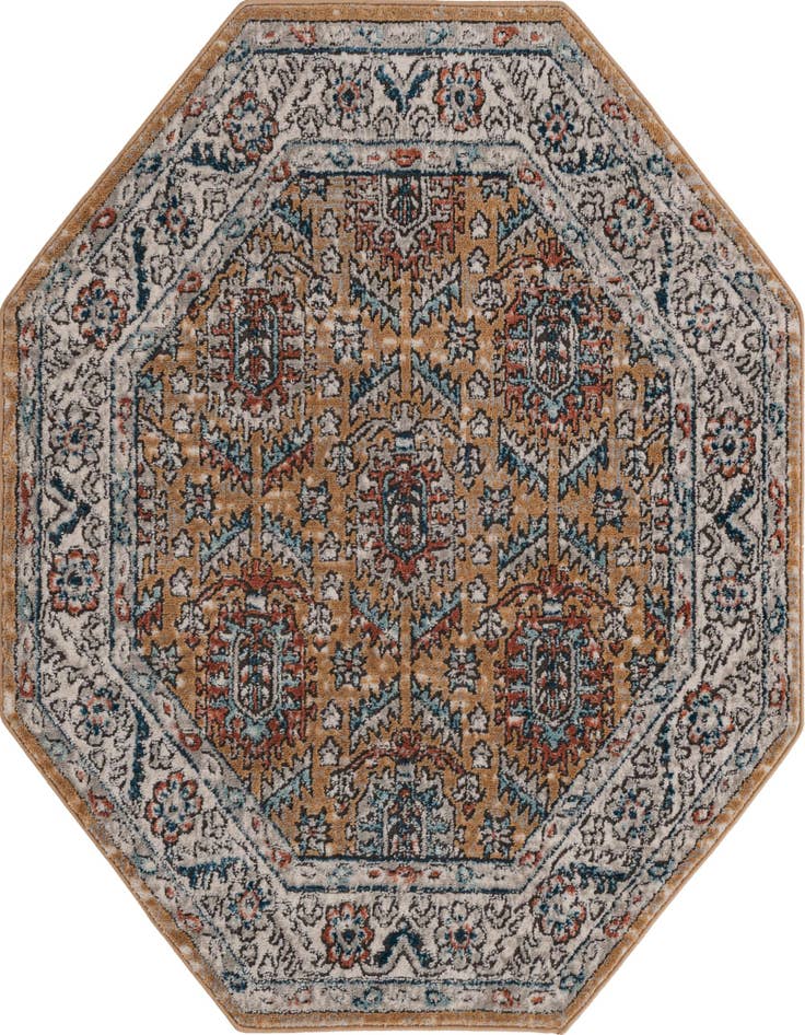 Detail image of 4' x 4' Nyla Octagon Rug