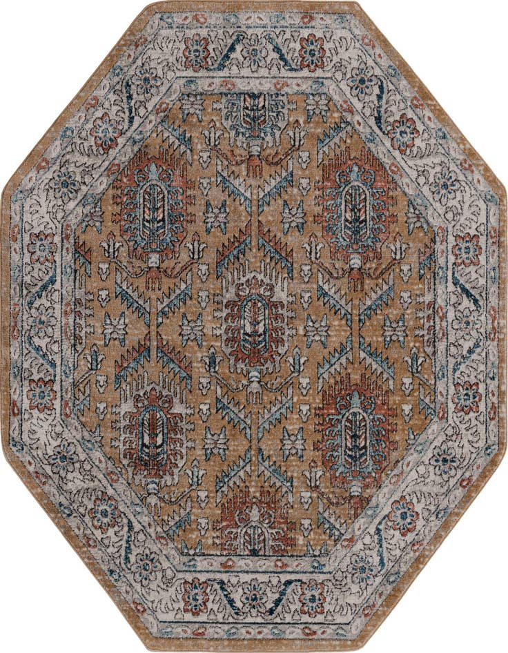 Detail image of 7' x 7' Nyla Octagon Rug