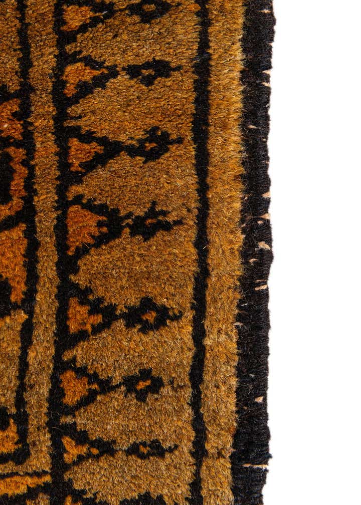 3' 9 x 6' 11 Hand Knotted Afghan Akhche Wool Rug