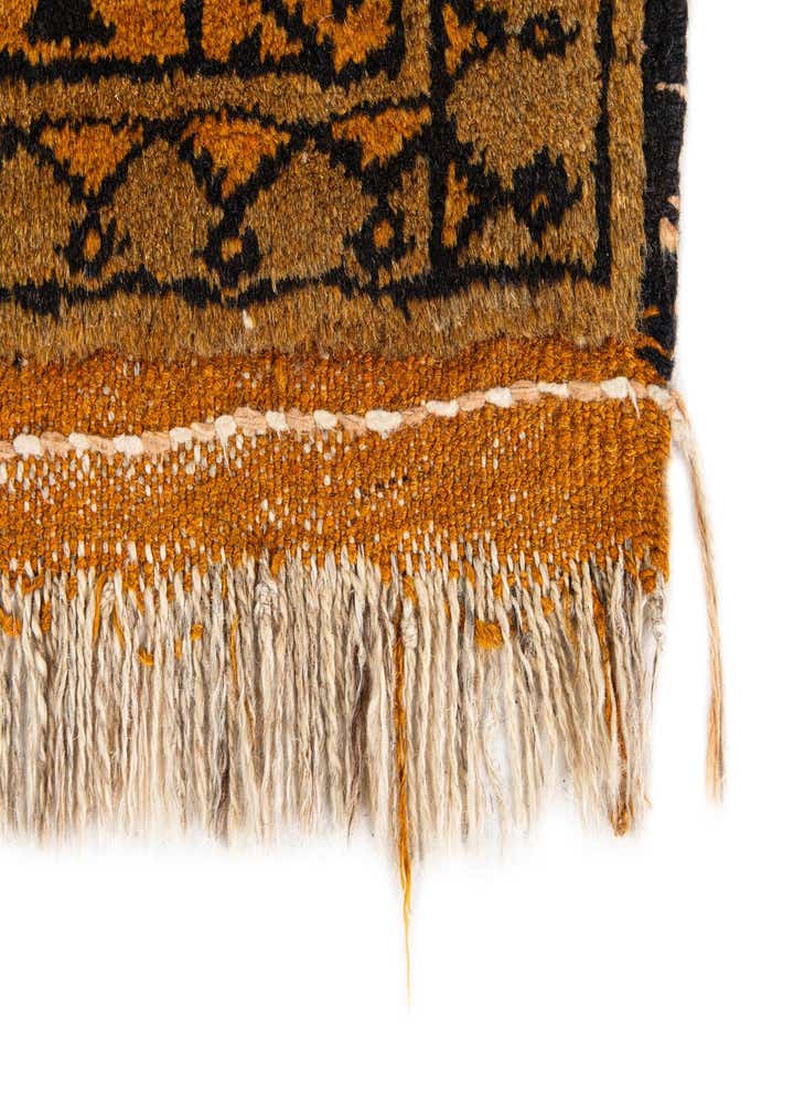 3' 9 x 6' 11 Hand Knotted Afghan Akhche Wool Rug