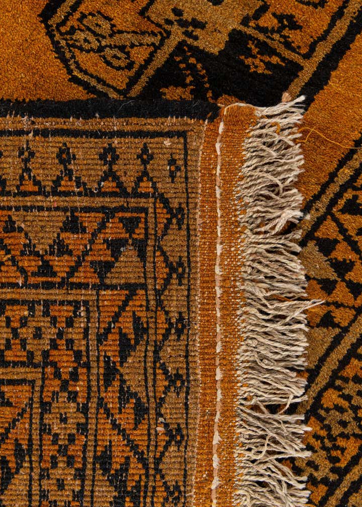 3' 9 x 6' 11 Hand Knotted Afghan Akhche Wool Rug