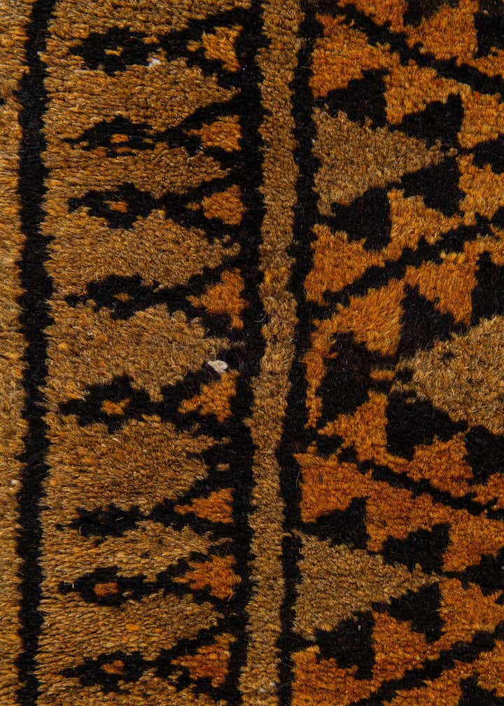 3' 9 x 6' 11 Hand Knotted Afghan Akhche Wool Rug