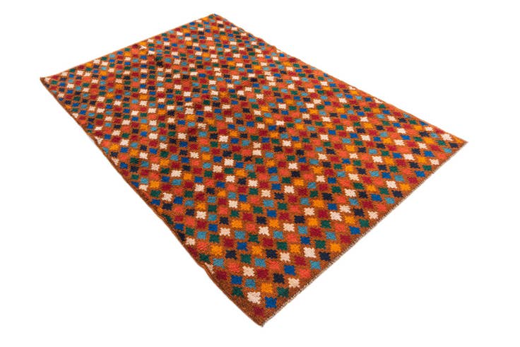 Detail image of 3' 10 x 5' 10 Hand Knotted Balouch Wool Rug