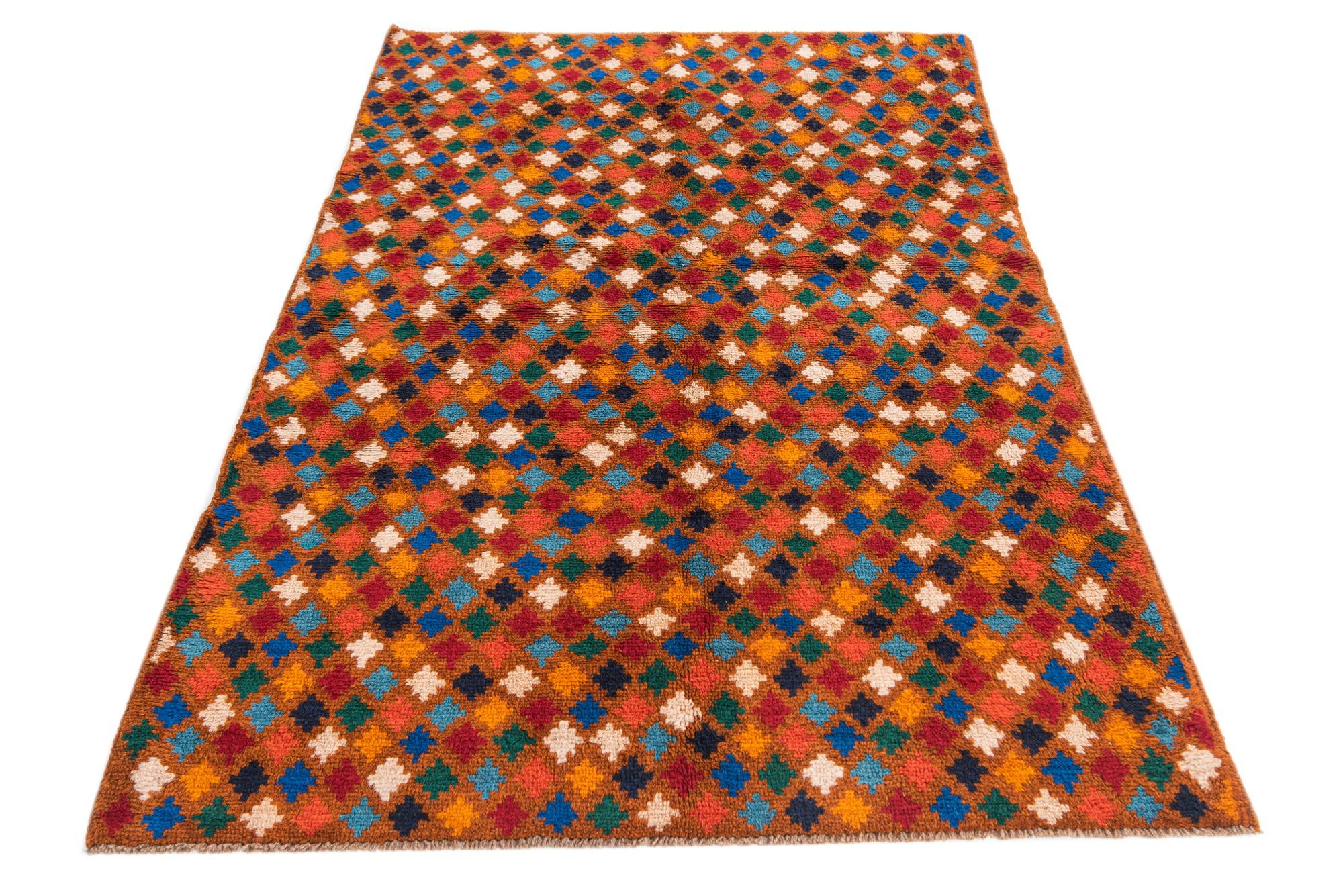 3' 10 x 5' 10 Hand Knotted Balouch Wool Rug