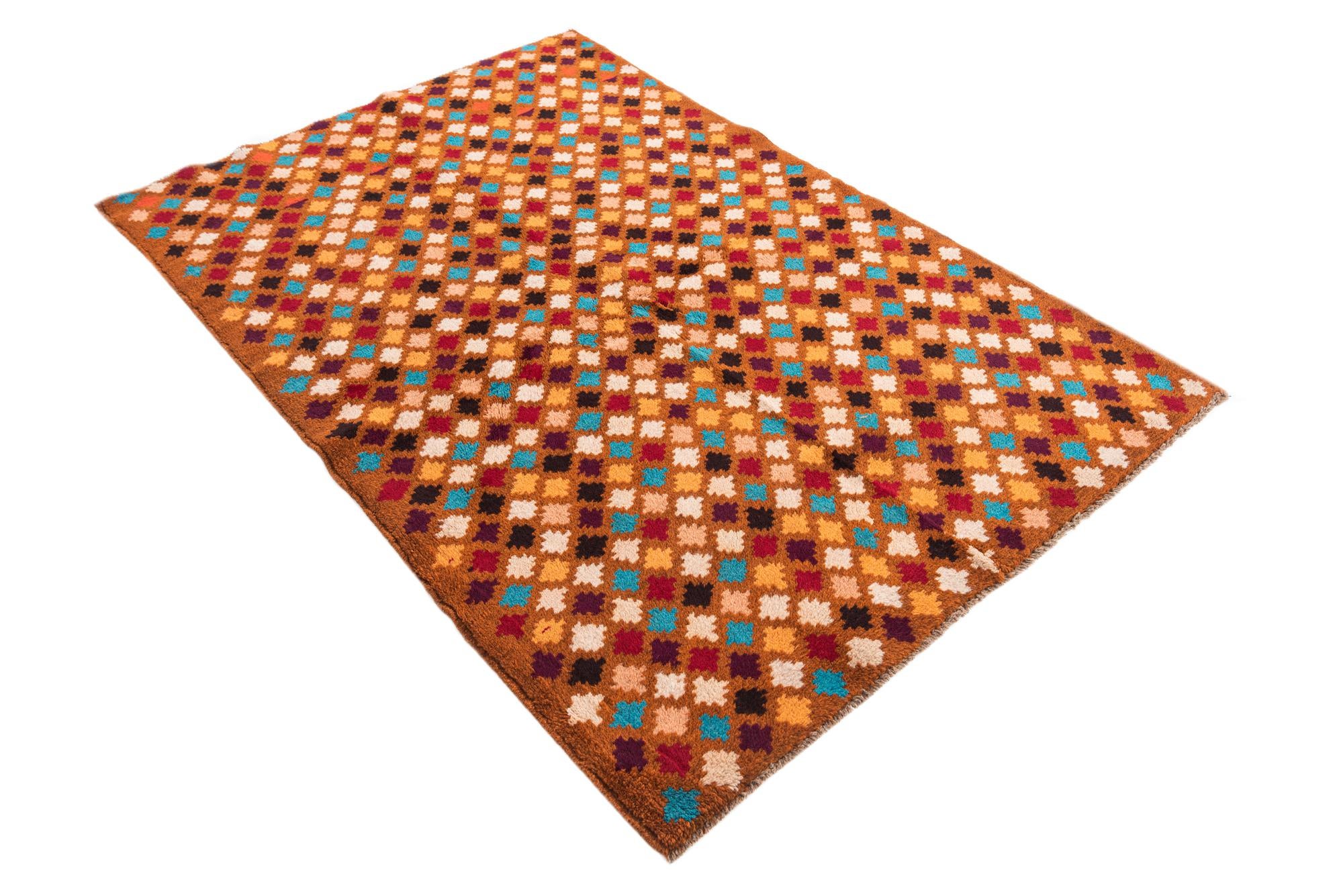 3' 10 x 6' Hand Knotted Balouch Wool Rug