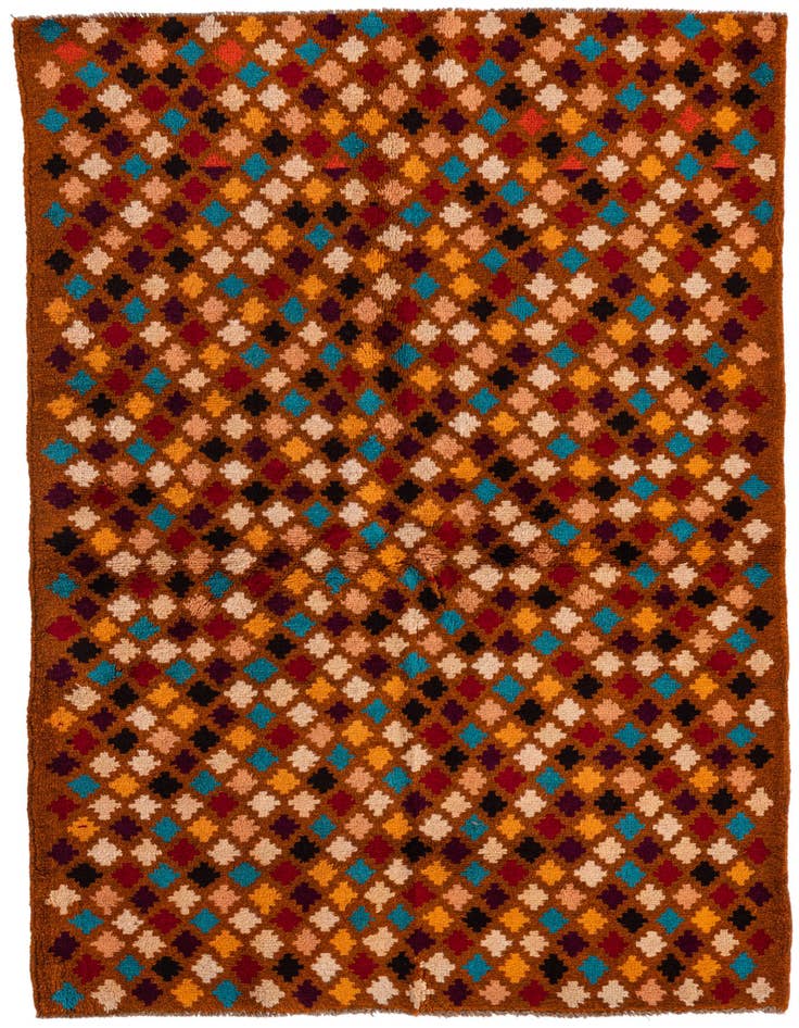 Detail image of 3' 10 x 6' Hand Knotted Balouch Wool Rug