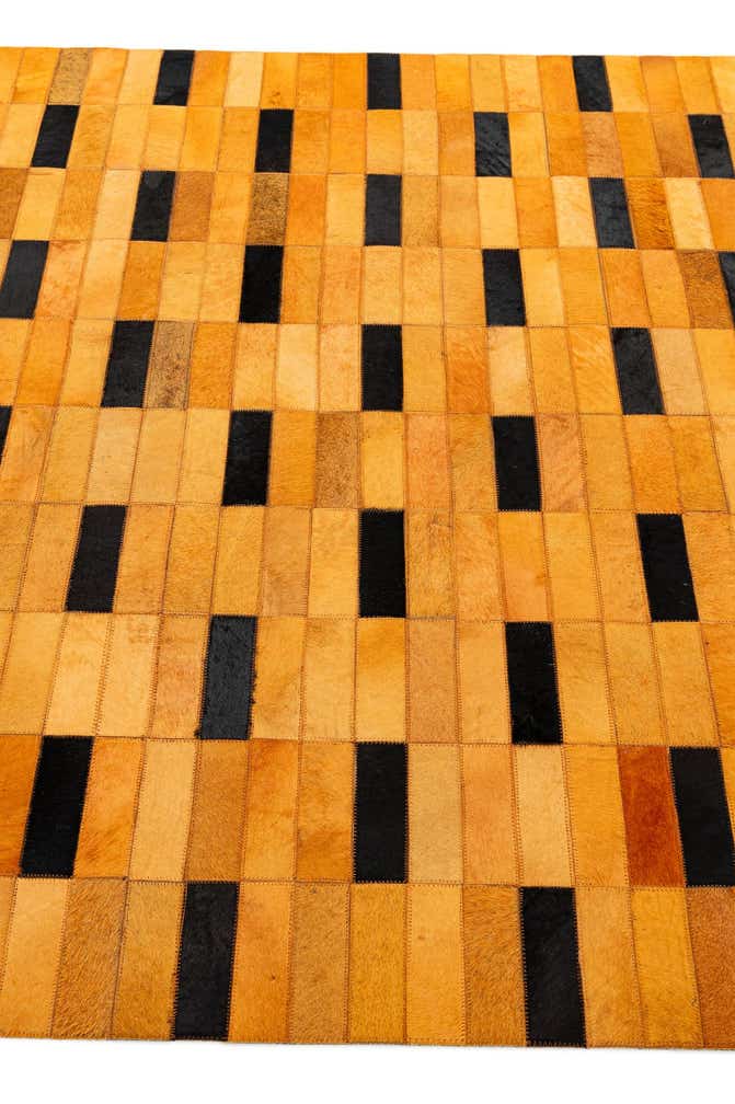 4' 11 x 8' 1 Cowhide - Patchwork Rug