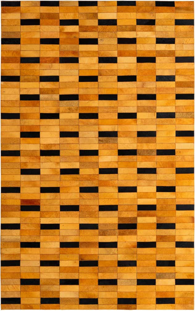 4' 11 x 8' 1 Cowhide - Patchwork Rug