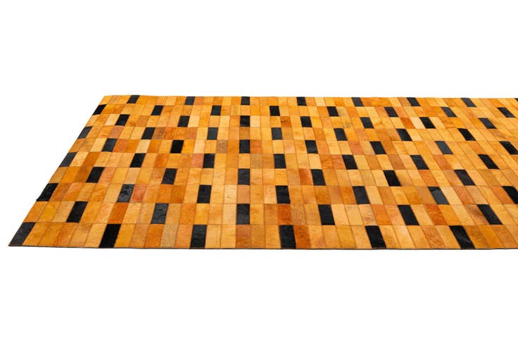 Detail image of 5' x 8' Cowhide - Patchwork Rug