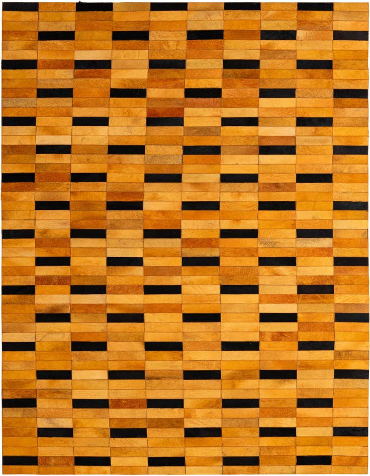 Detail image of 5' x 8' Cowhide - Patchwork Rug