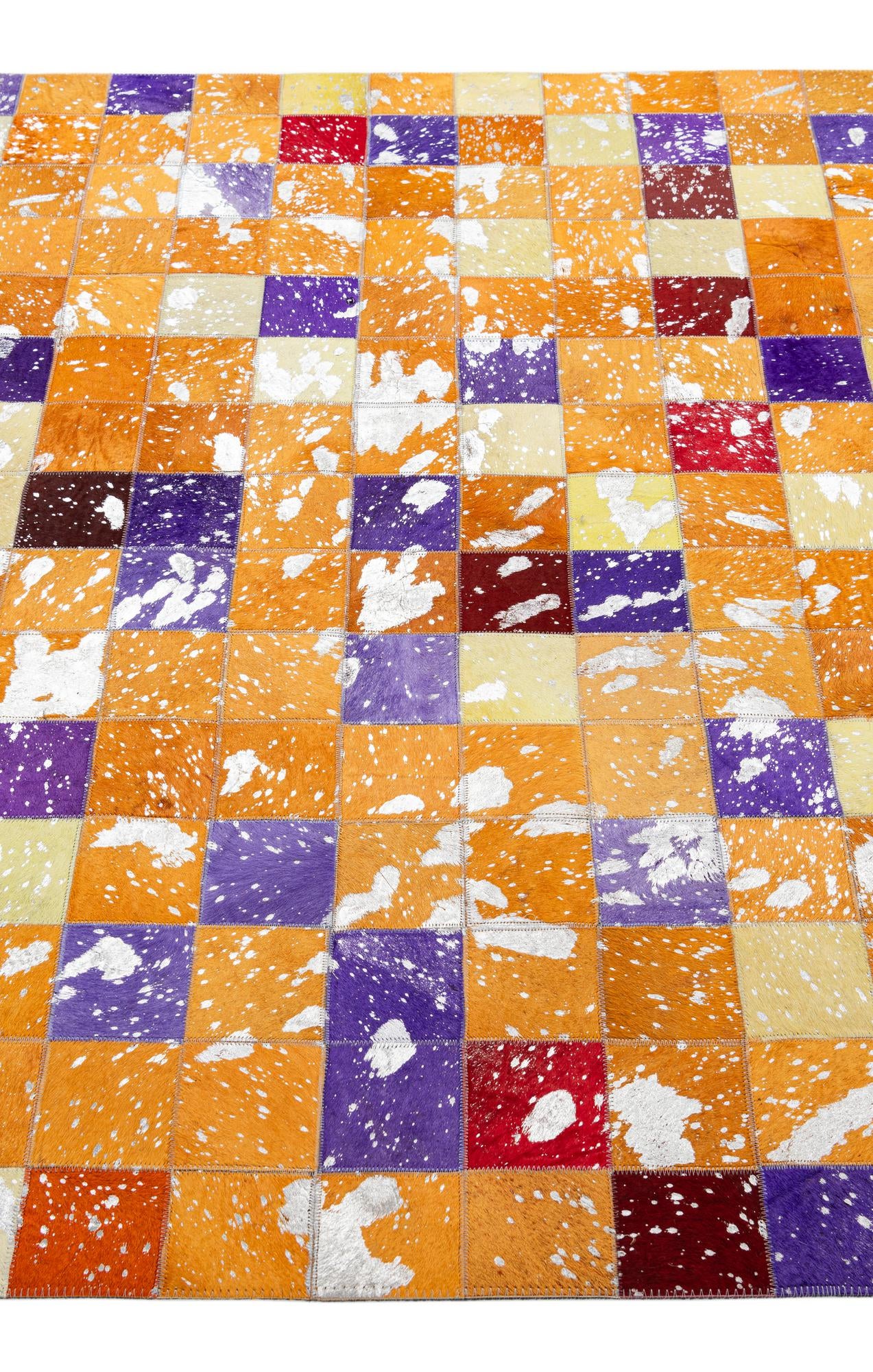 4' 11 x 7' 11 Cowhide - Patchwork Rug