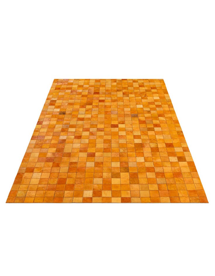 Detail image of 5' 3 x 8' Cowhide - Patchwork Rug