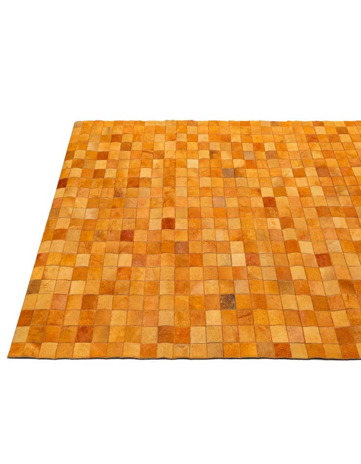 Detail image of 5' 3 x 8' Cowhide - Patchwork Rug