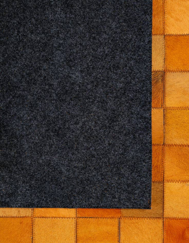 Detail image of 5' 3 x 8' Cowhide - Patchwork Rug