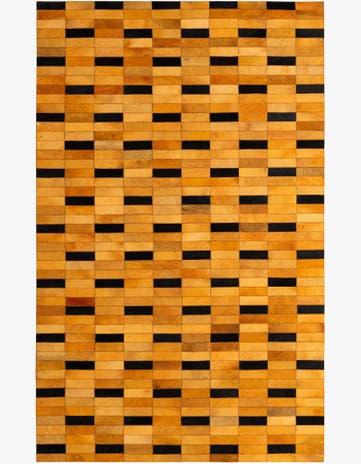 4' 11 x 8' 1 Cowhide - Patchwork Rug