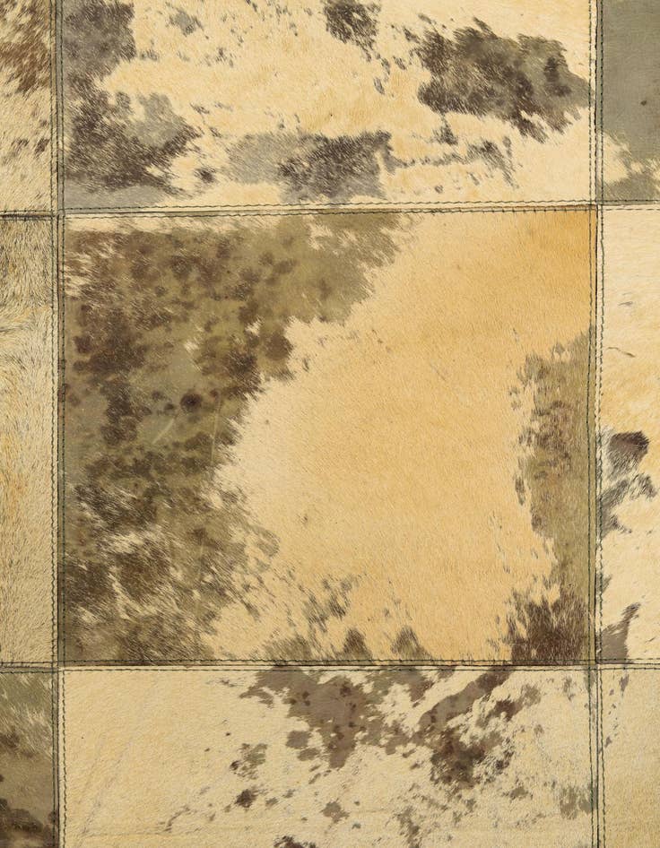 Detail image of 5' x 8' Cowhide Leather Rug