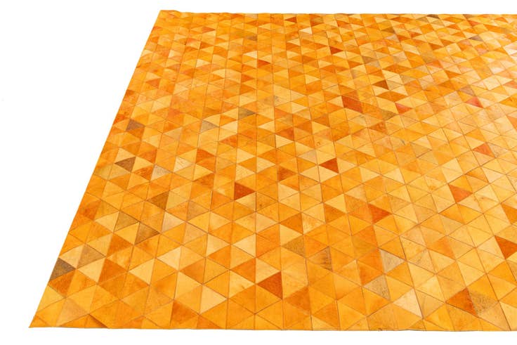 Detail image of 7' 11 x 9' 11 Cowhide Stocks Rug