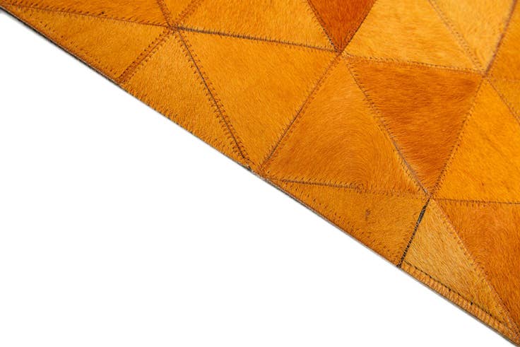 Detail image of 7' 11 x 9' 11 Cowhide Stocks Rug
