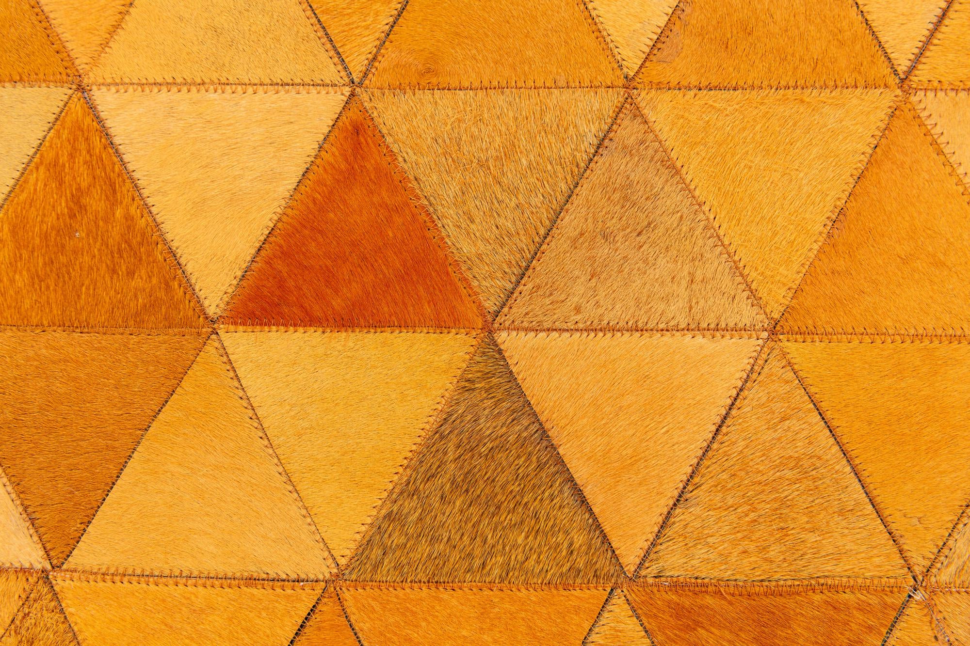 7' 11 x 9' 11 Cowhide Stocks Rug