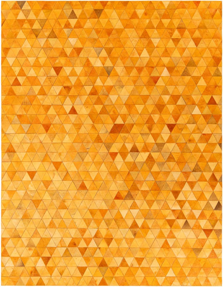 Detail image of 7' 11 x 9' 11 Cowhide Stocks Rug