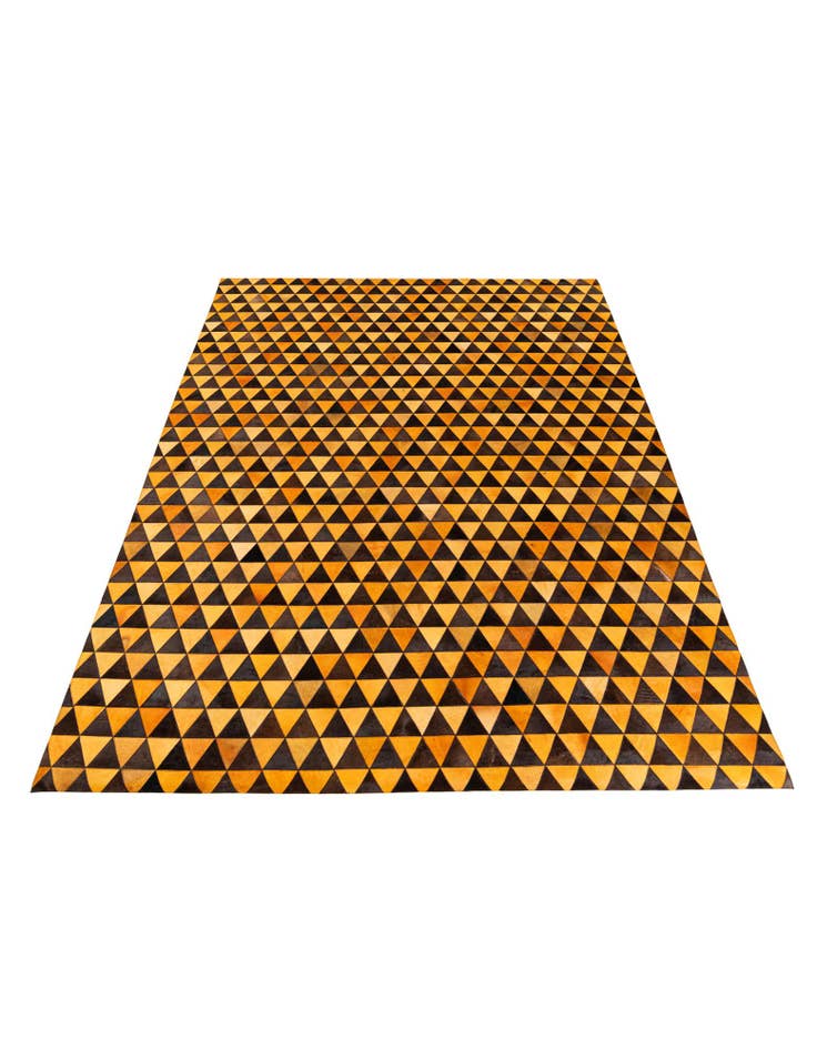 Detail image of 8' 1 x 10' 5 Cowhide Stocks Rug