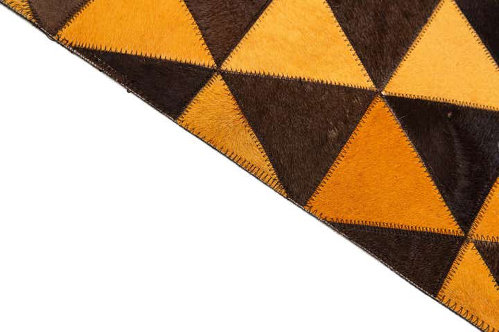 8' 1 x 10' 5 Cowhide Stocks Rug