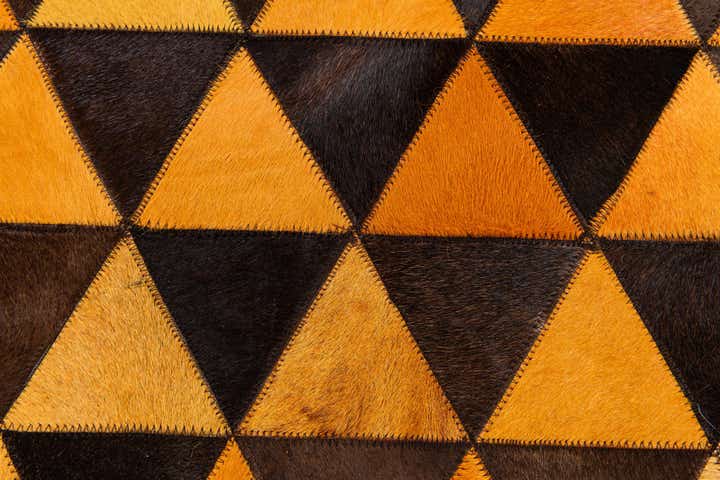 8' 1 x 10' 5 Cowhide Stocks Rug