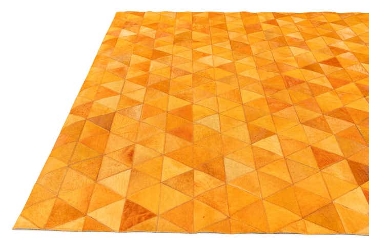 5' 2 x 8' 1 Cowhide Stocks Rug