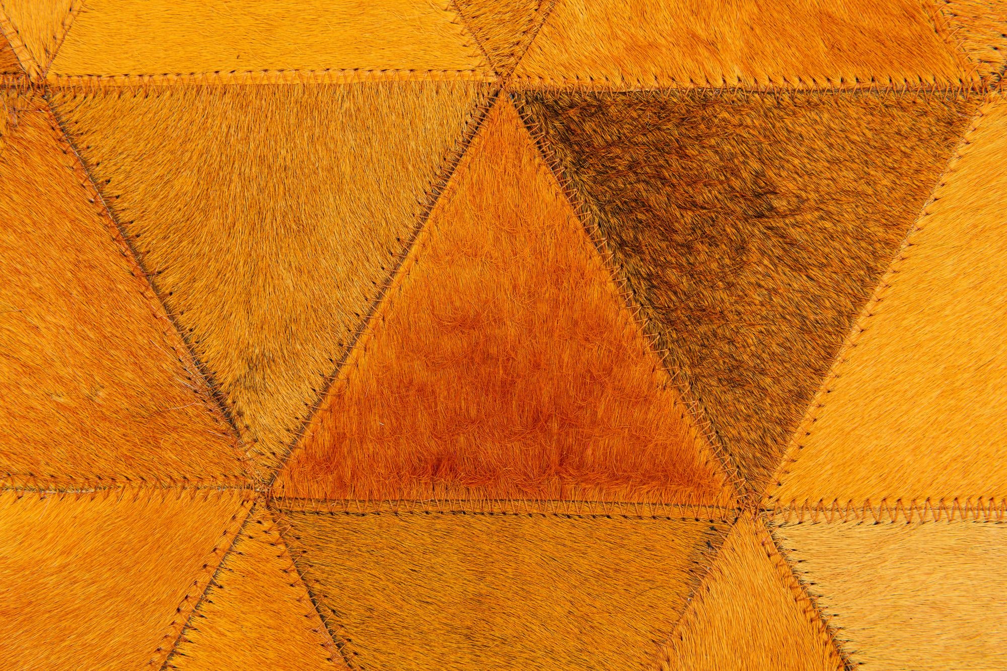 5' 1 x 8' 1 Cowhide Stocks Rug