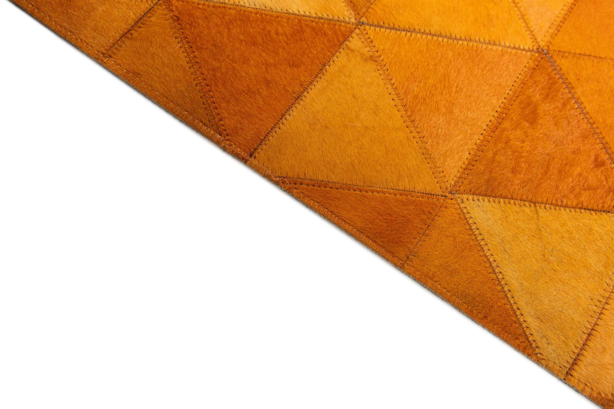 5' 2 x 8' 1 Cowhide Stocks Rug