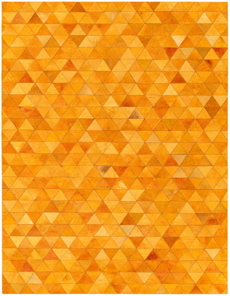 Detail image of 5' 2 x 8' 1 Cowhide Stocks Rug