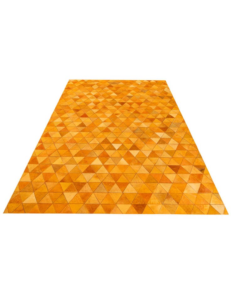 Detail image of 5' 2 x 7' 11 Cowhide Stocks Rug