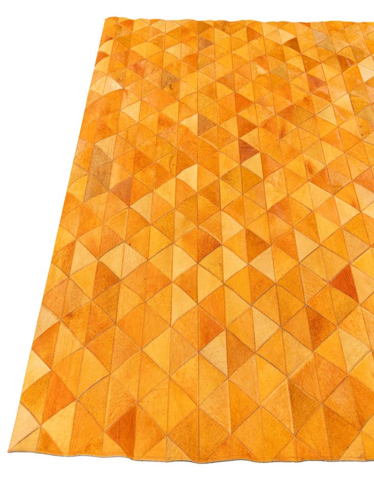 Detail image of 5' 2 x 7' 11 Cowhide Stocks Rug