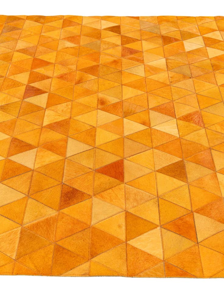 Detail image of 5' 2 x 7' 11 Cowhide Stocks Rug