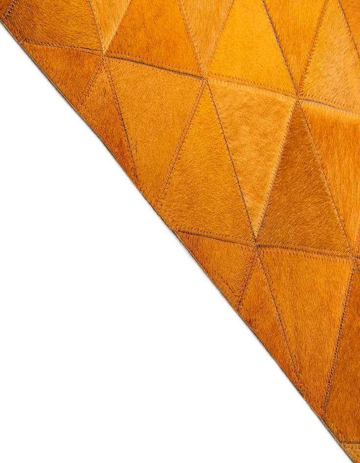 Detail image of 5' 2 x 7' 11 Cowhide Stocks Rug
