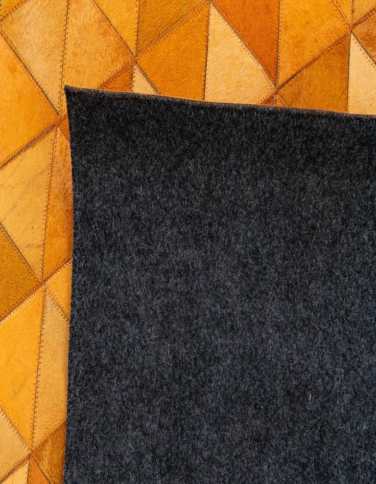 Detail image of 5' 2 x 7' 11 Cowhide Stocks Rug