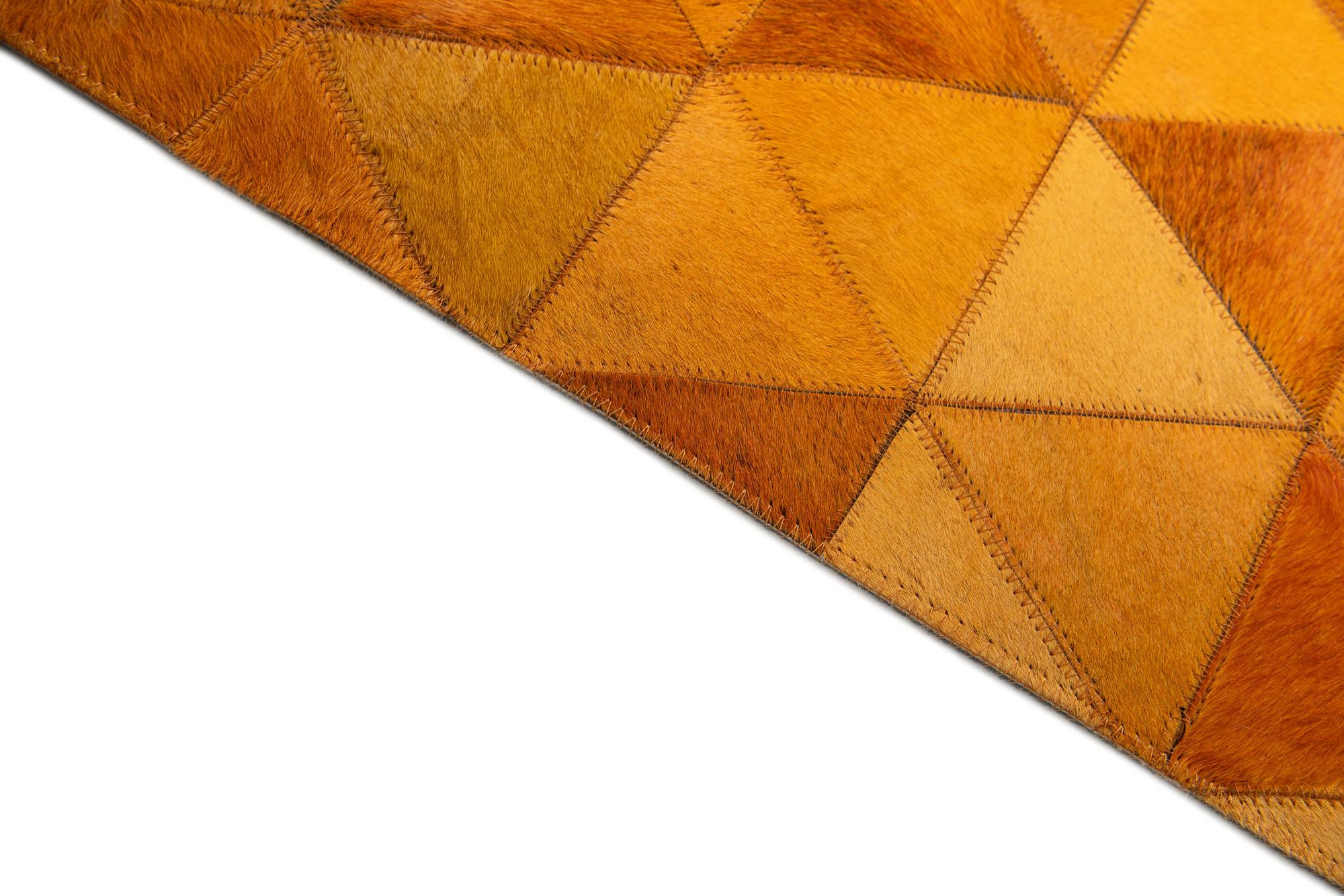 5' 2 x 8' 1 Cowhide Stocks Rug
