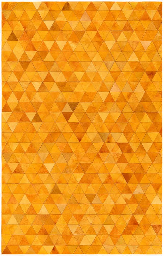 5' 2 x 8' 1 Cowhide Stocks Rug