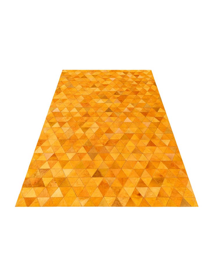 Detail image of 5' 2 x 8' 2 Cowhide Stocks Rug