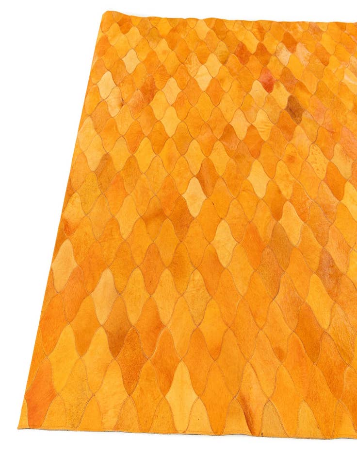 Detail image of 5' 1 x 8' Cowhide Stocks Rug