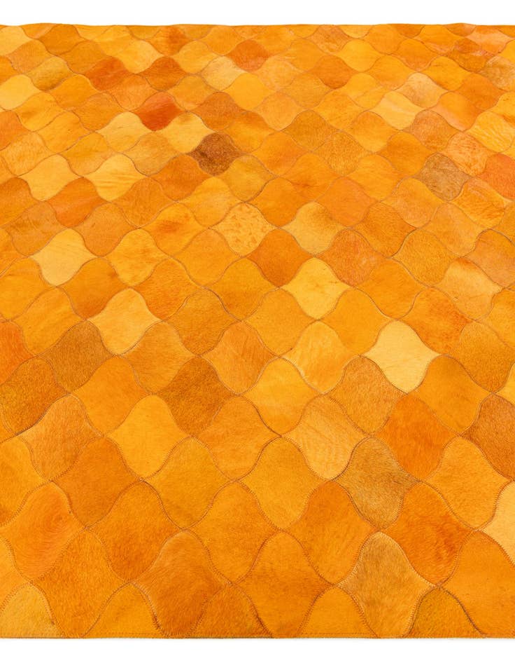 Detail image of 5' 1 x 8' Cowhide Stocks Rug
