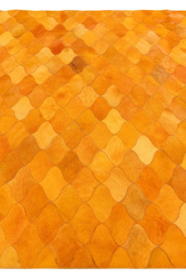 Detail image of 5' 1 x 8' Cowhide Stocks Rug