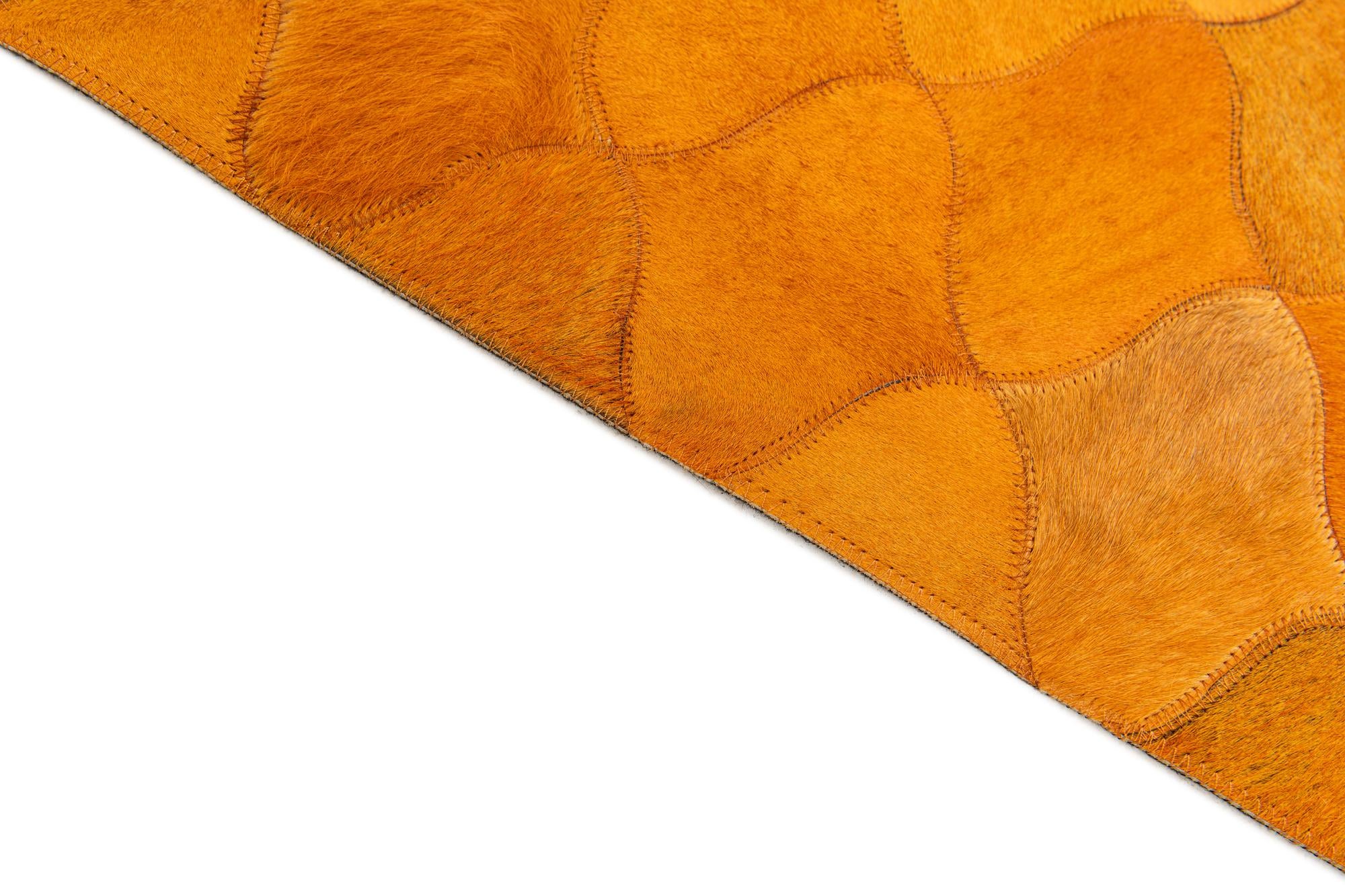 5' 1 x 8' Cowhide Stocks Rug