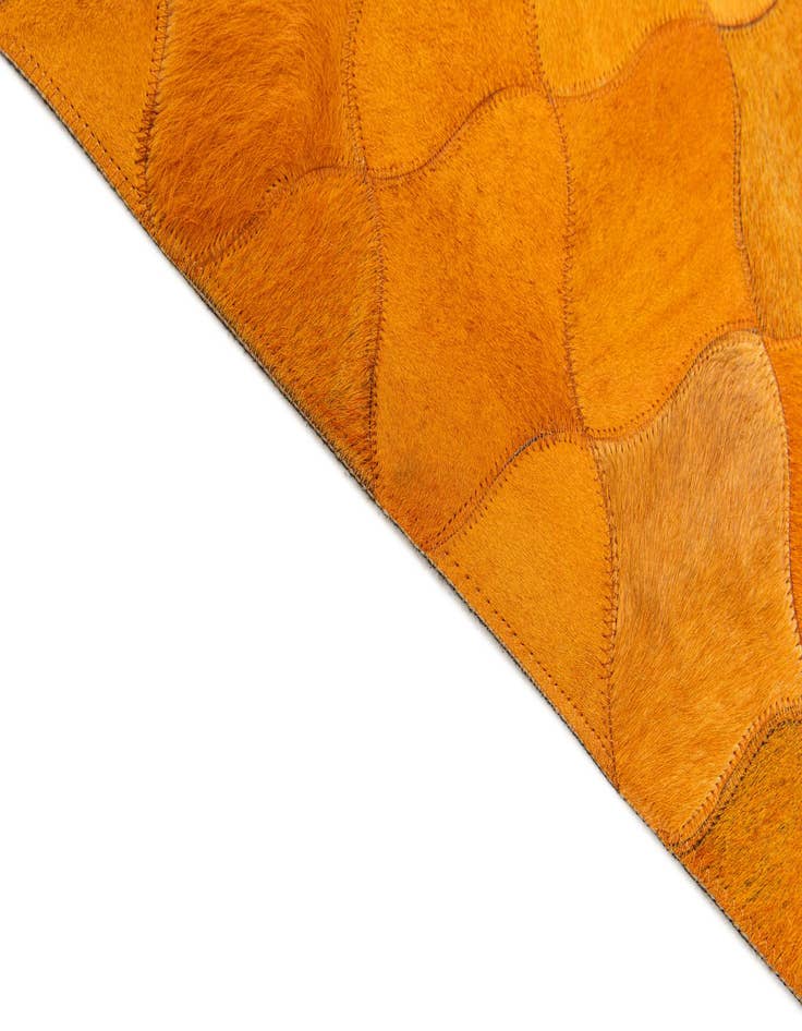 Detail image of 5' 1 x 8' Cowhide Stocks Rug