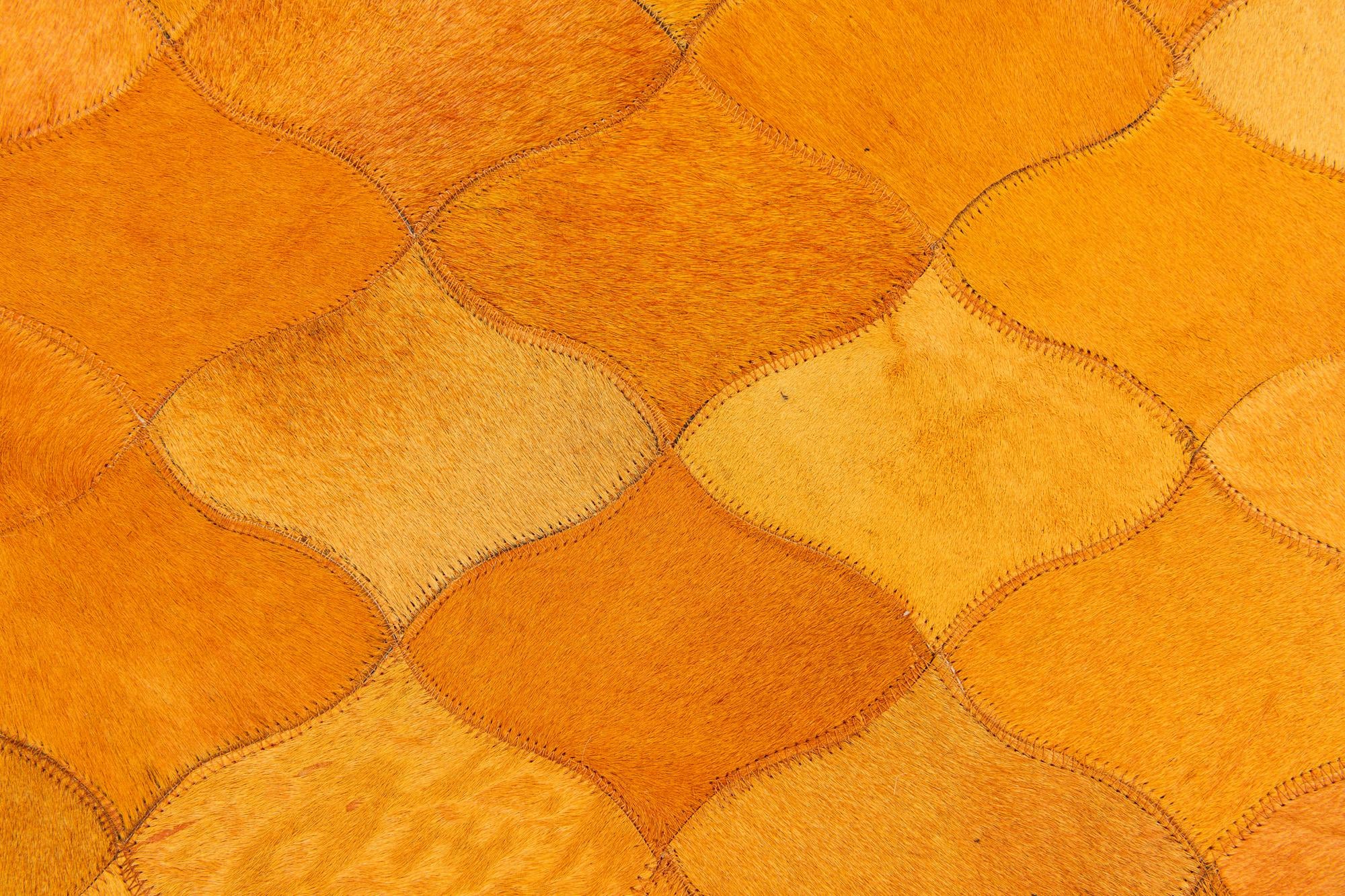 5' 1 x 8' Cowhide Stocks Rug