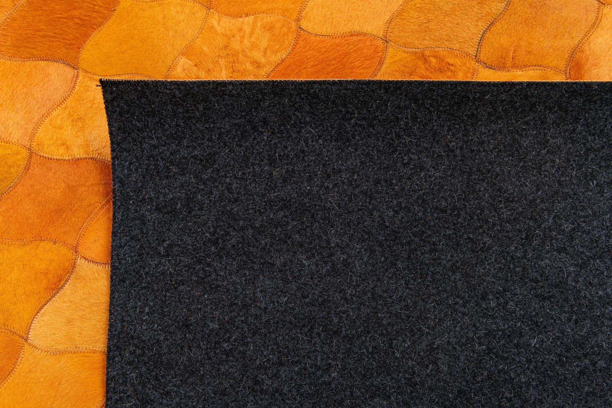 5' 1 x 8' Cowhide Stocks Rug